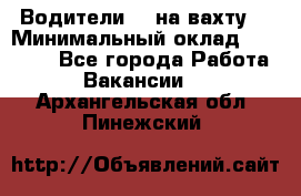 Водители BC на вахту. › Минимальный оклад ­ 60 000 - Все города Работа » Вакансии   . Архангельская обл.,Пинежский 